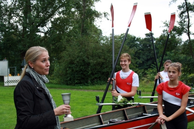 Sommerfest 2014 Bootstaufe Bürgermeisterin